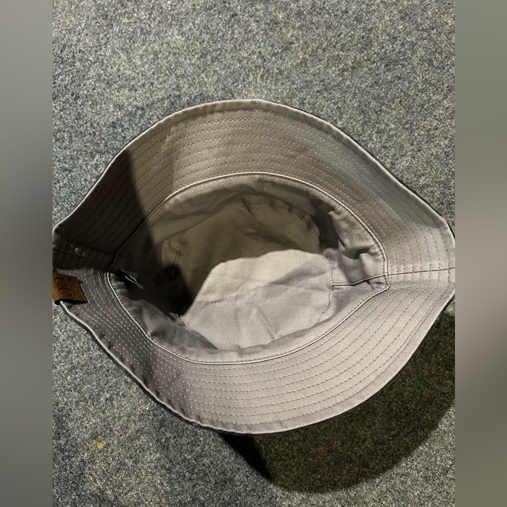 C.C Black and Gray Tie-Dye Bucket Hat - Picture 7 of 7
